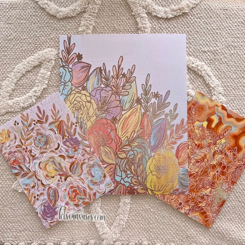 #1 Wonderland Florals Art Print Bundle Set of 3