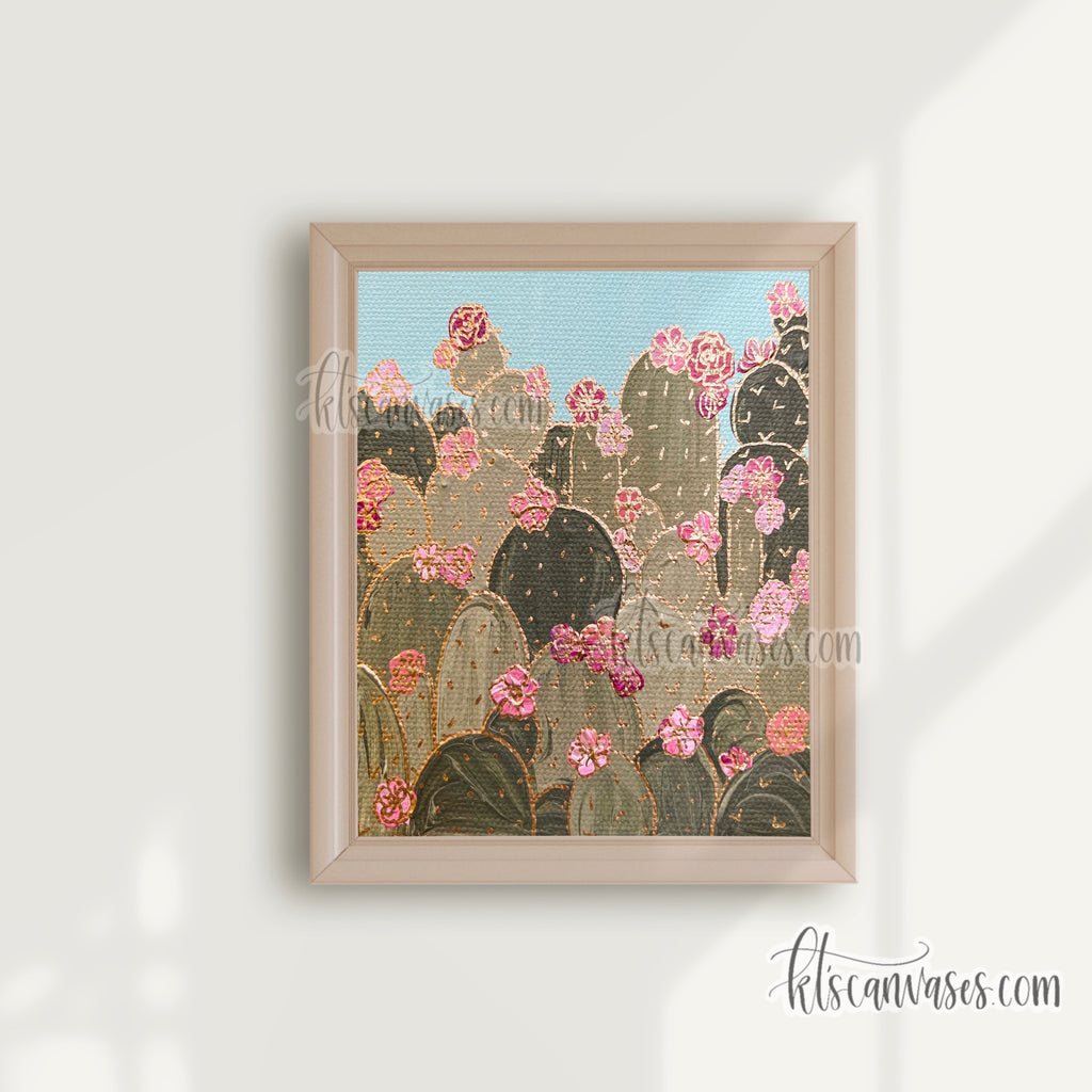 Cactus Garden Art Print