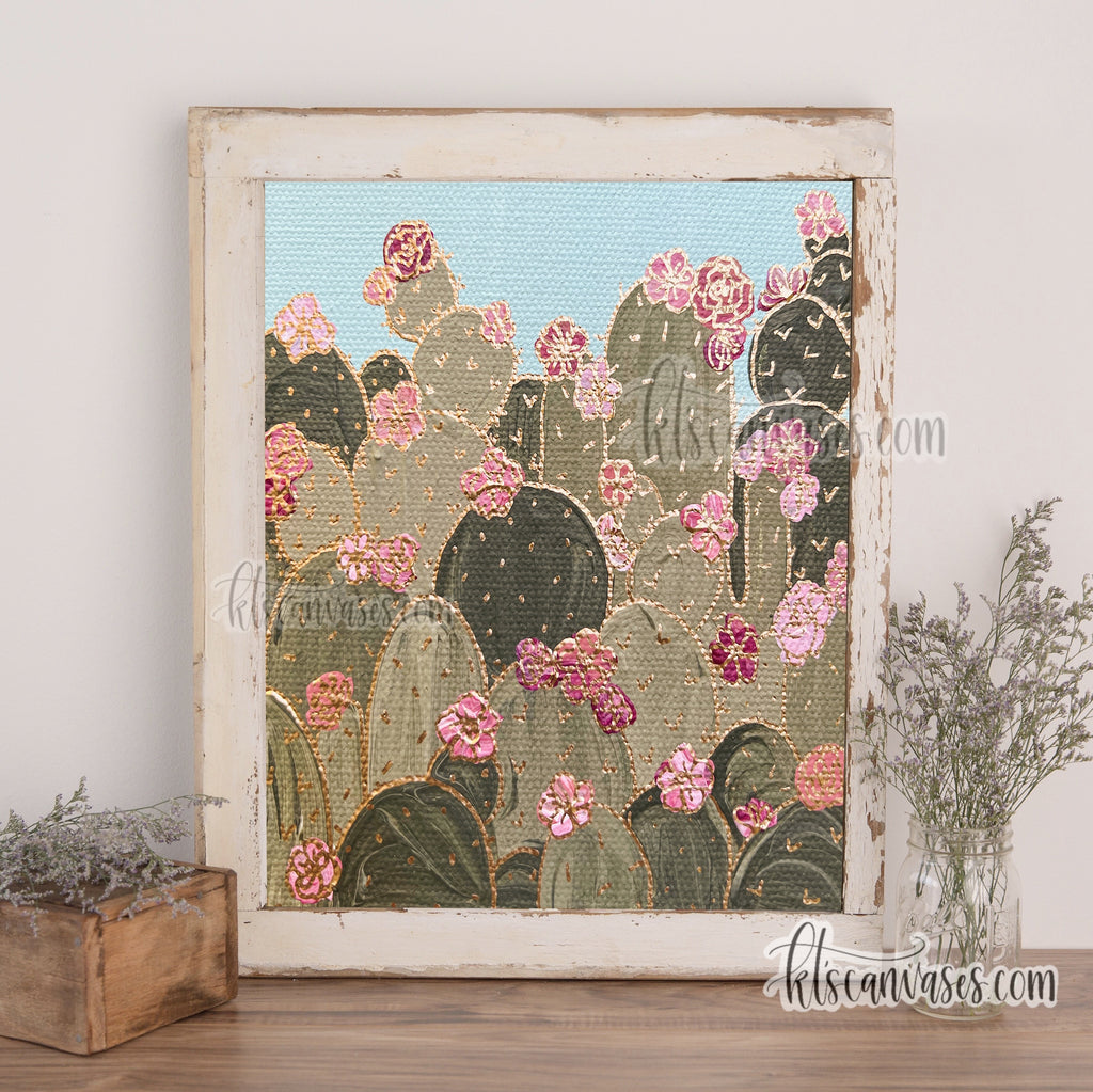 Cactus Garden Art Print