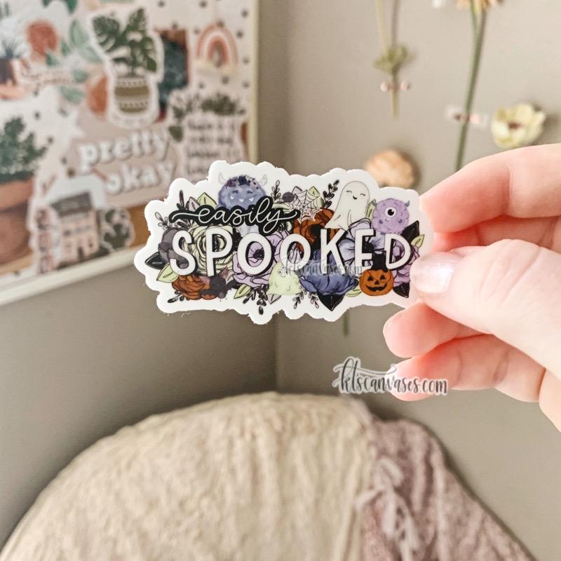 Easily Spooked Sticker