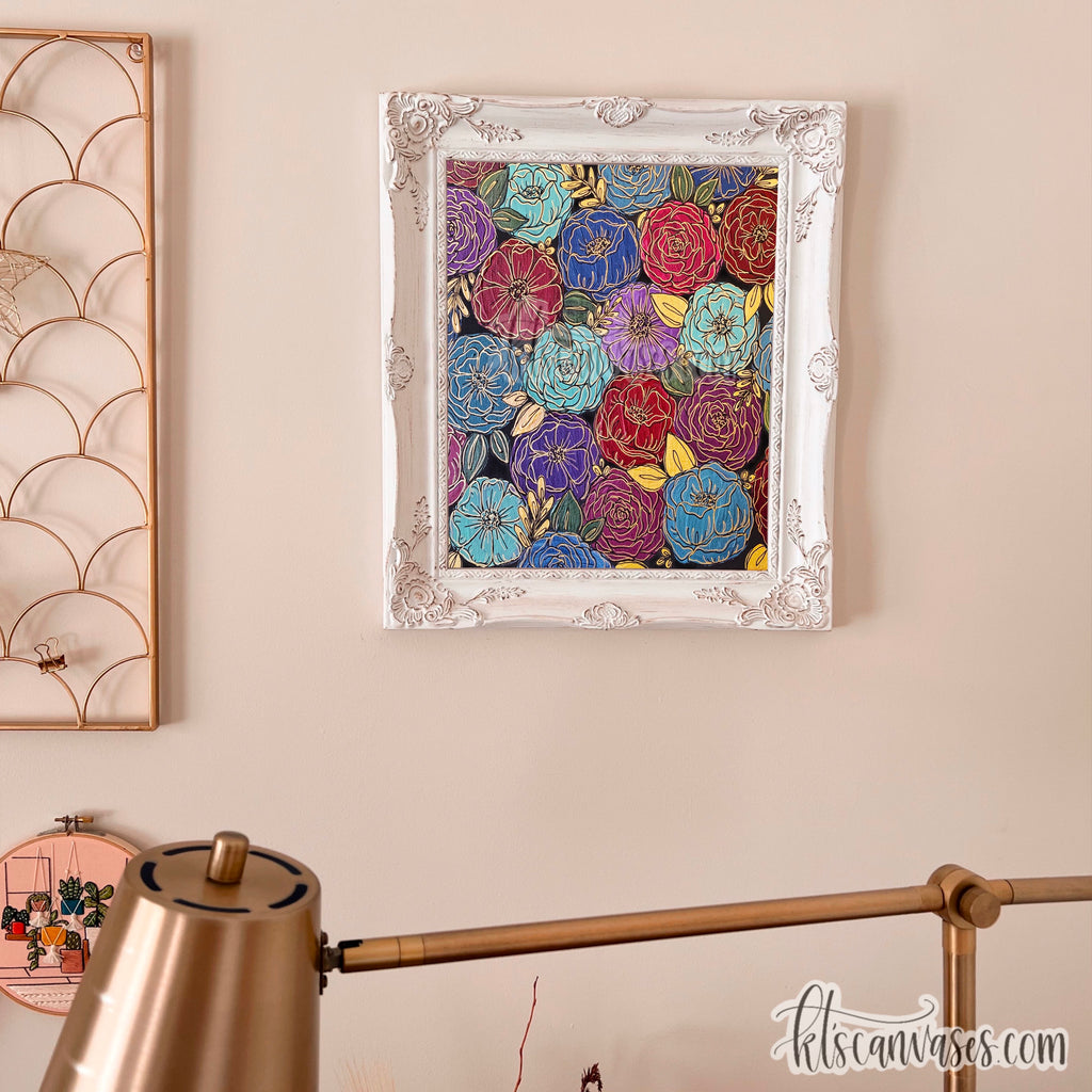 Jewel Florals Art Print