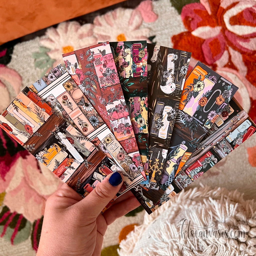 Bookshelf Collection Set of 7 Double Sided Bookmarks
