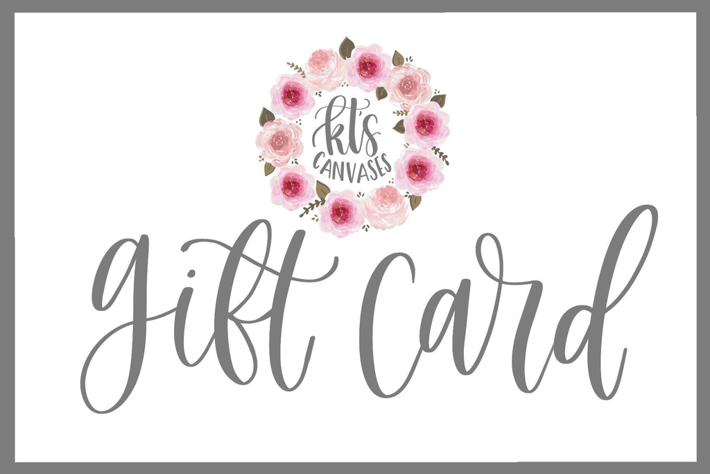 KT's Canvases Gift Card