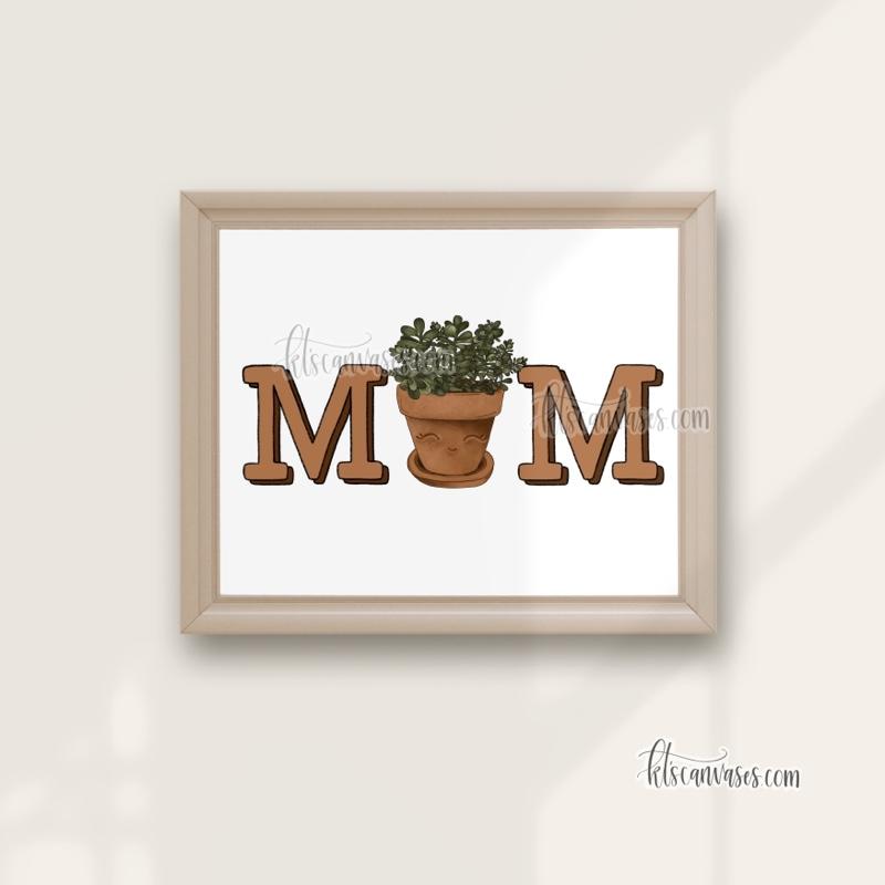 Plant Mom Art Print (Jade)