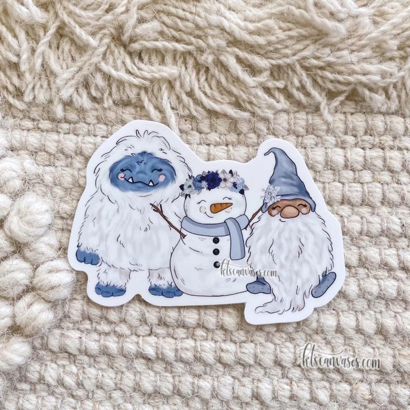 Frosty Friends Sticker