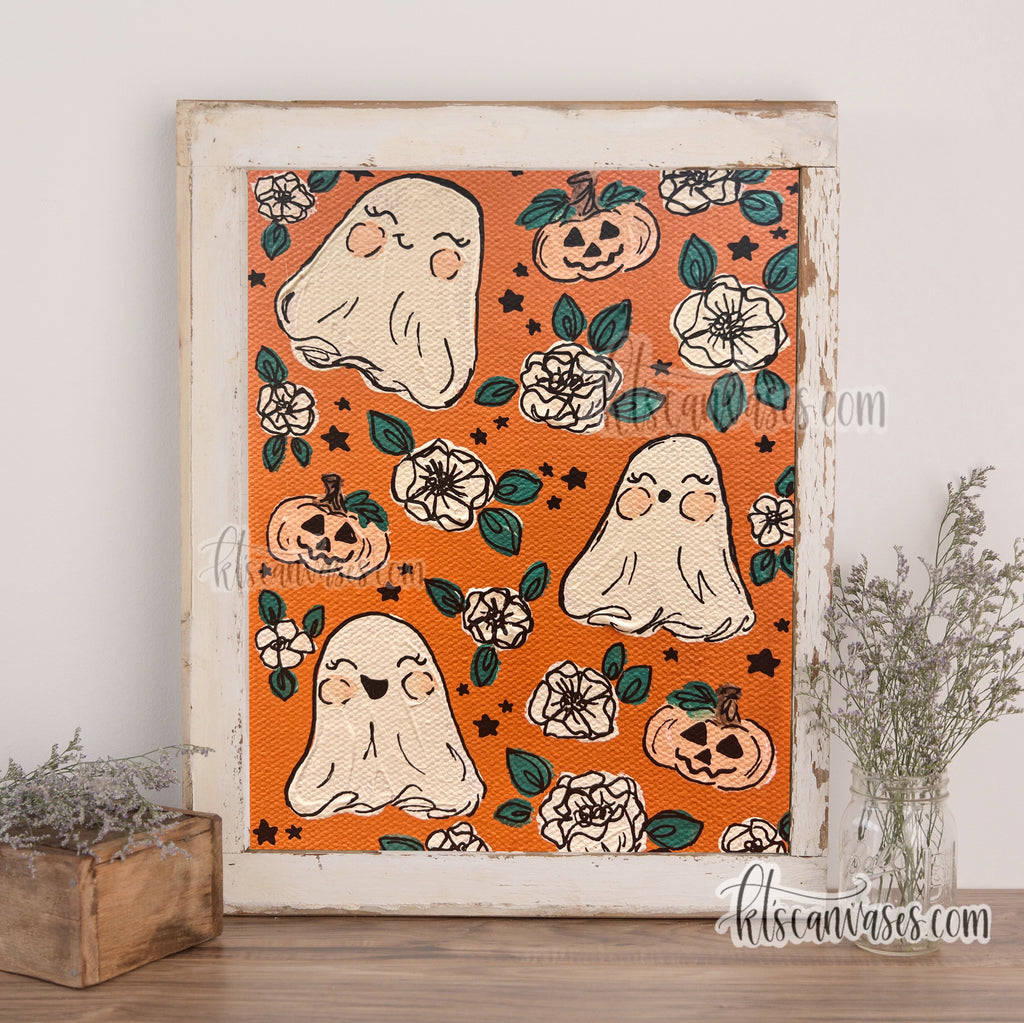 Haunted Pumpkin Patch Art Print