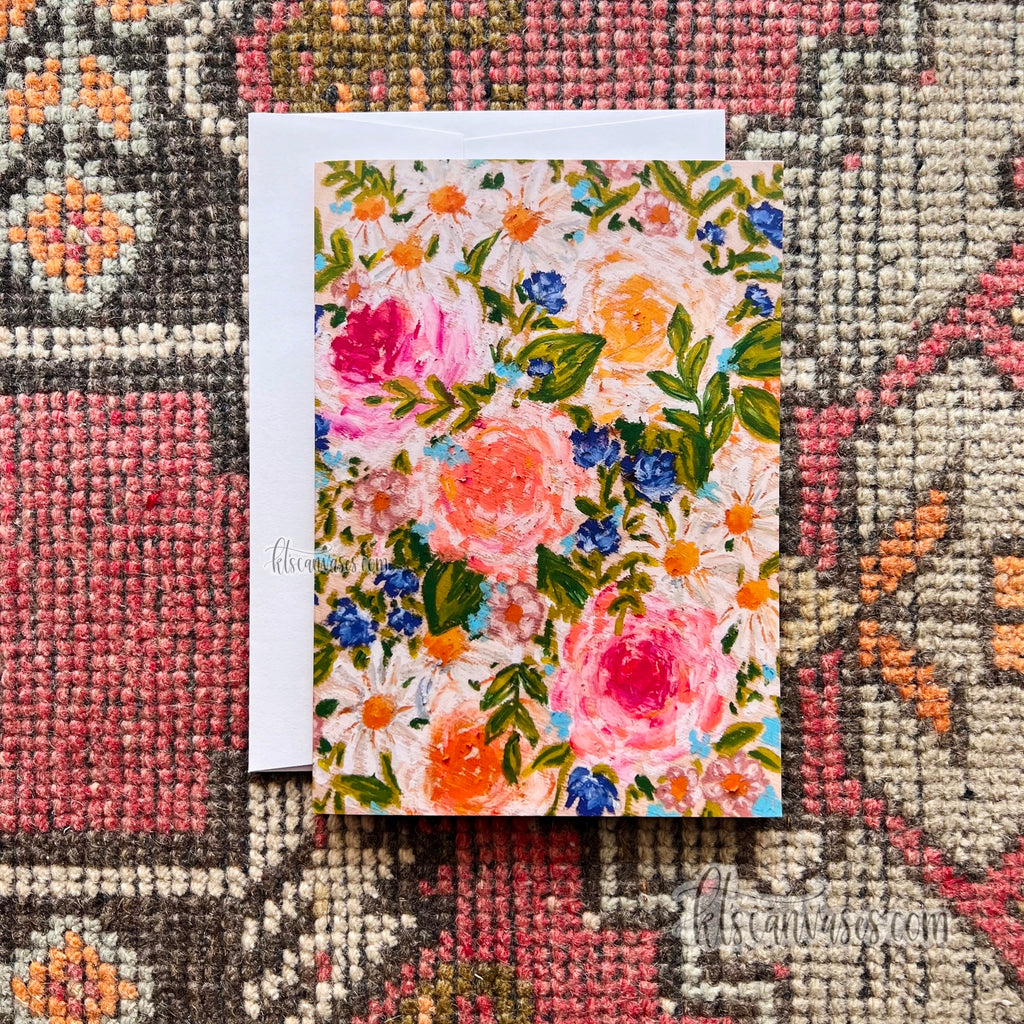Spring Garden Florals Card