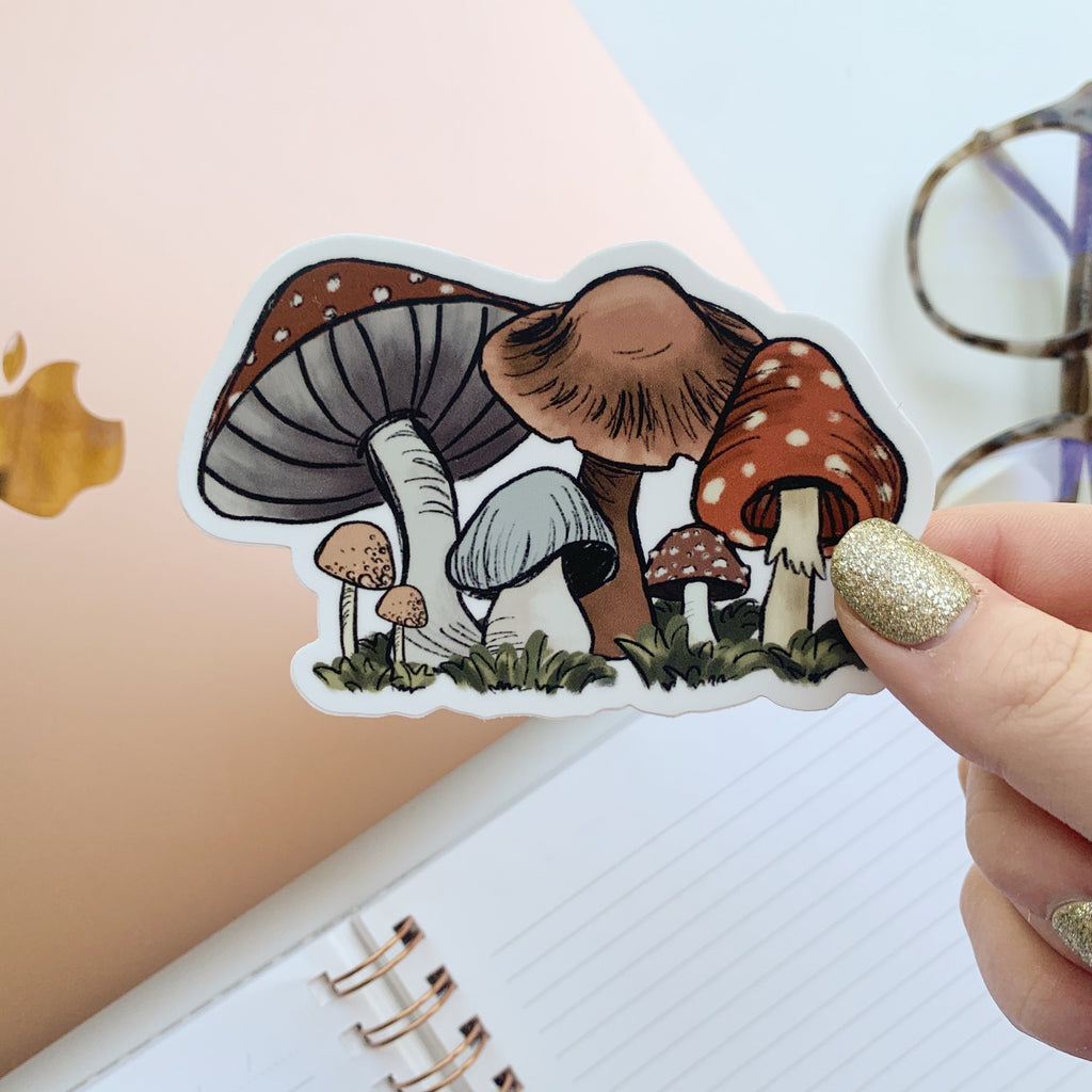Mushroom Friends Sticker