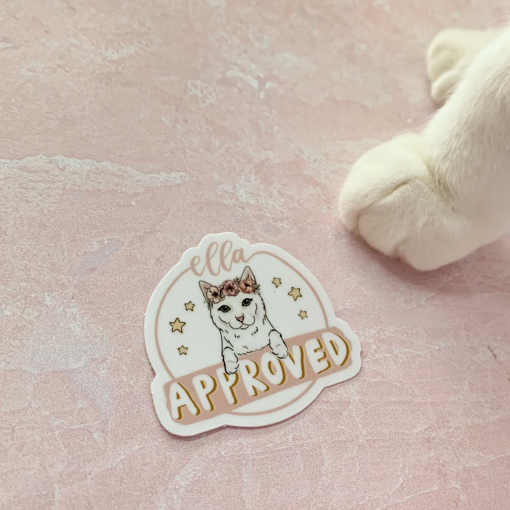 Mini Ella Approved Sticker