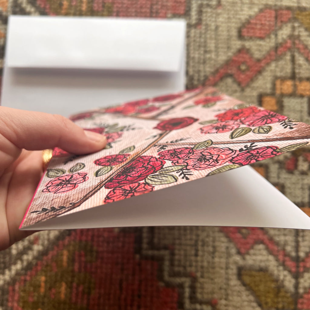 Floral Love Letter #2 Card