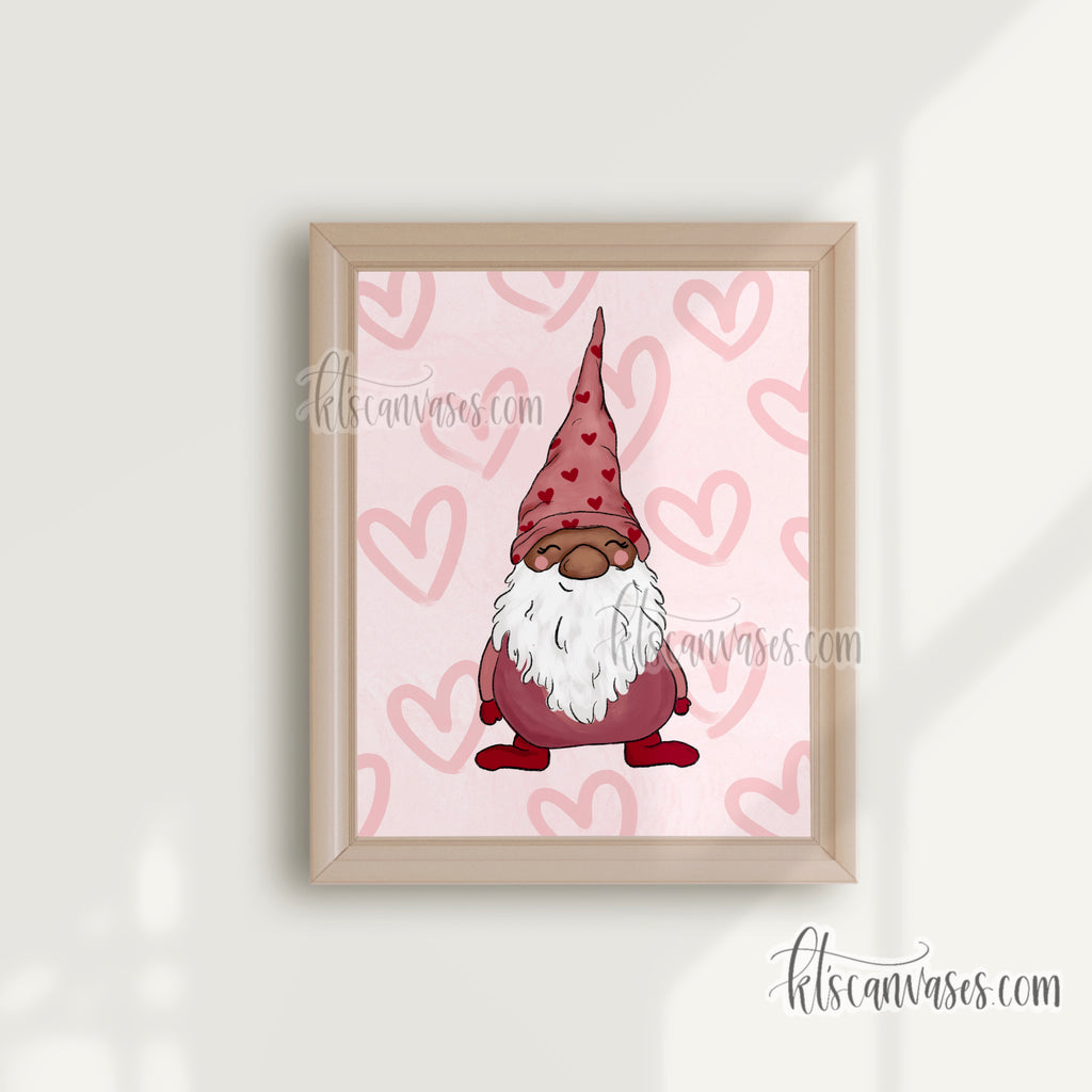 Pep the Love Gnome Art Print