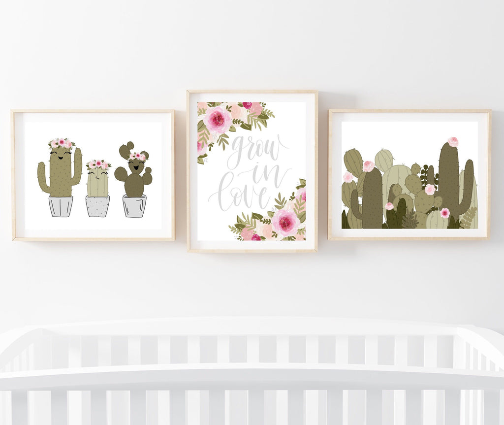 Cactus Set of 3 Art Prints