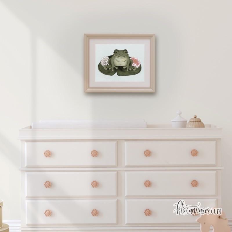 Little Frog Art Print