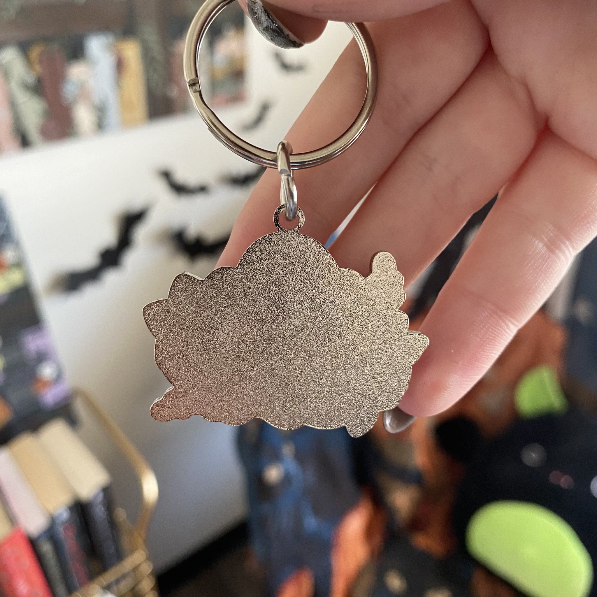 Little Ghost Hard Enamel Keychain – KT's Canvases