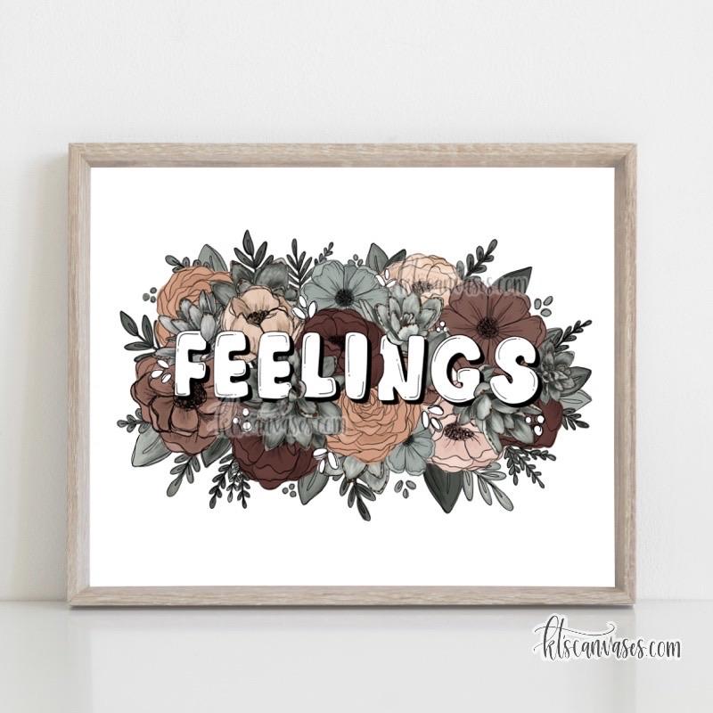 Floral Feelings Art Print