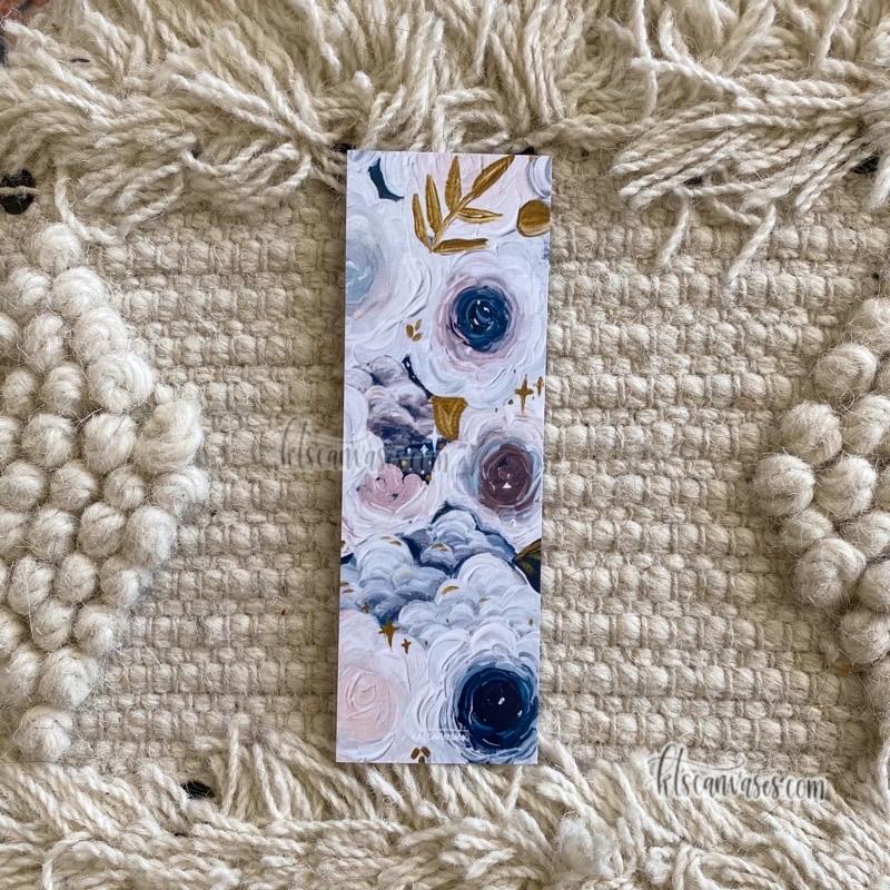 Dreamy Floral Double Sided Bookmark
