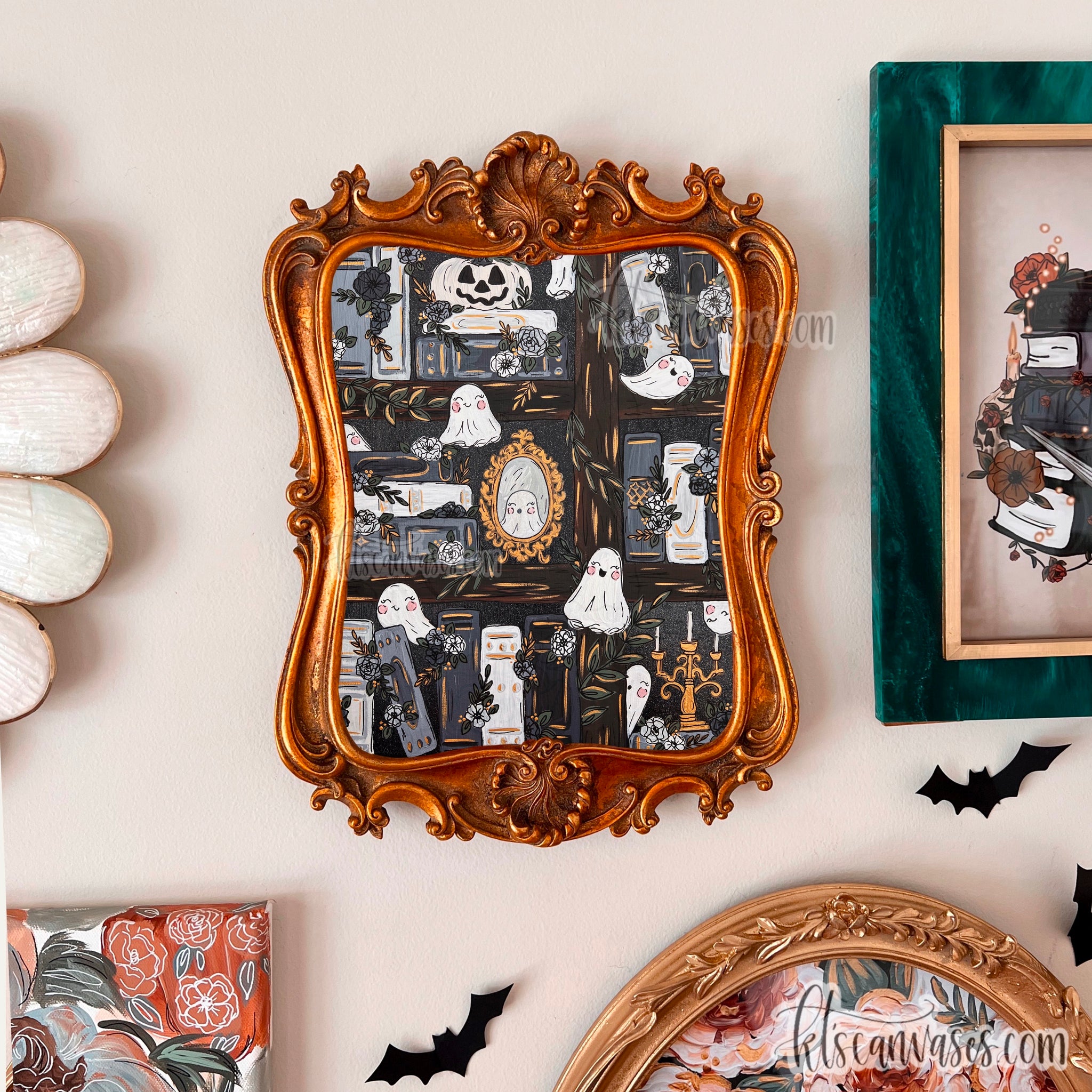 Haunted Library Art Print – KT's Canvases
