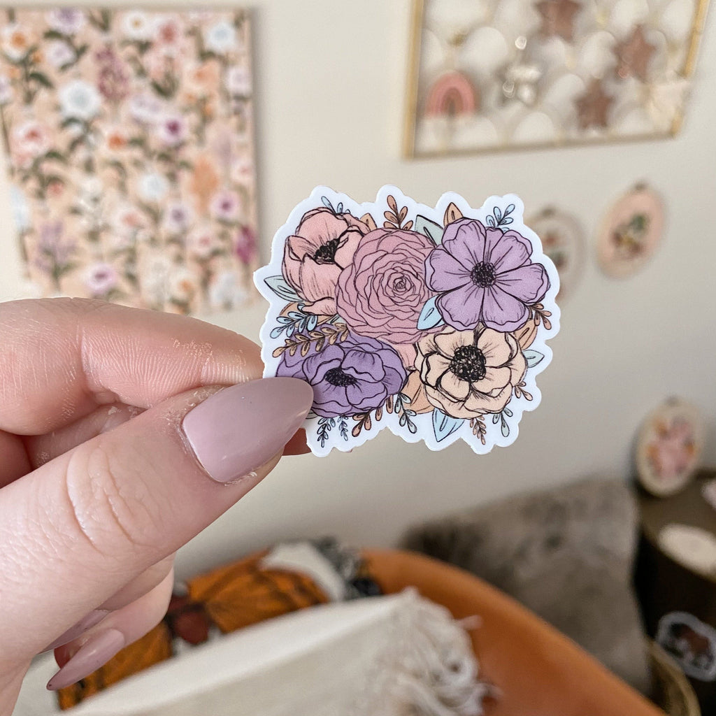 Mini Pastel Floral Sticker