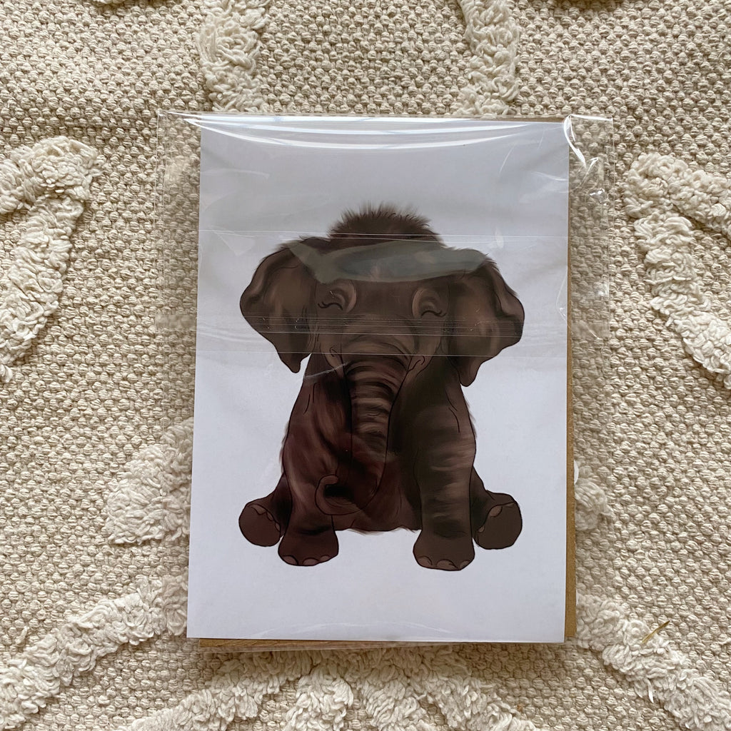 #26 Elephant Art Print Bundle Set of 4