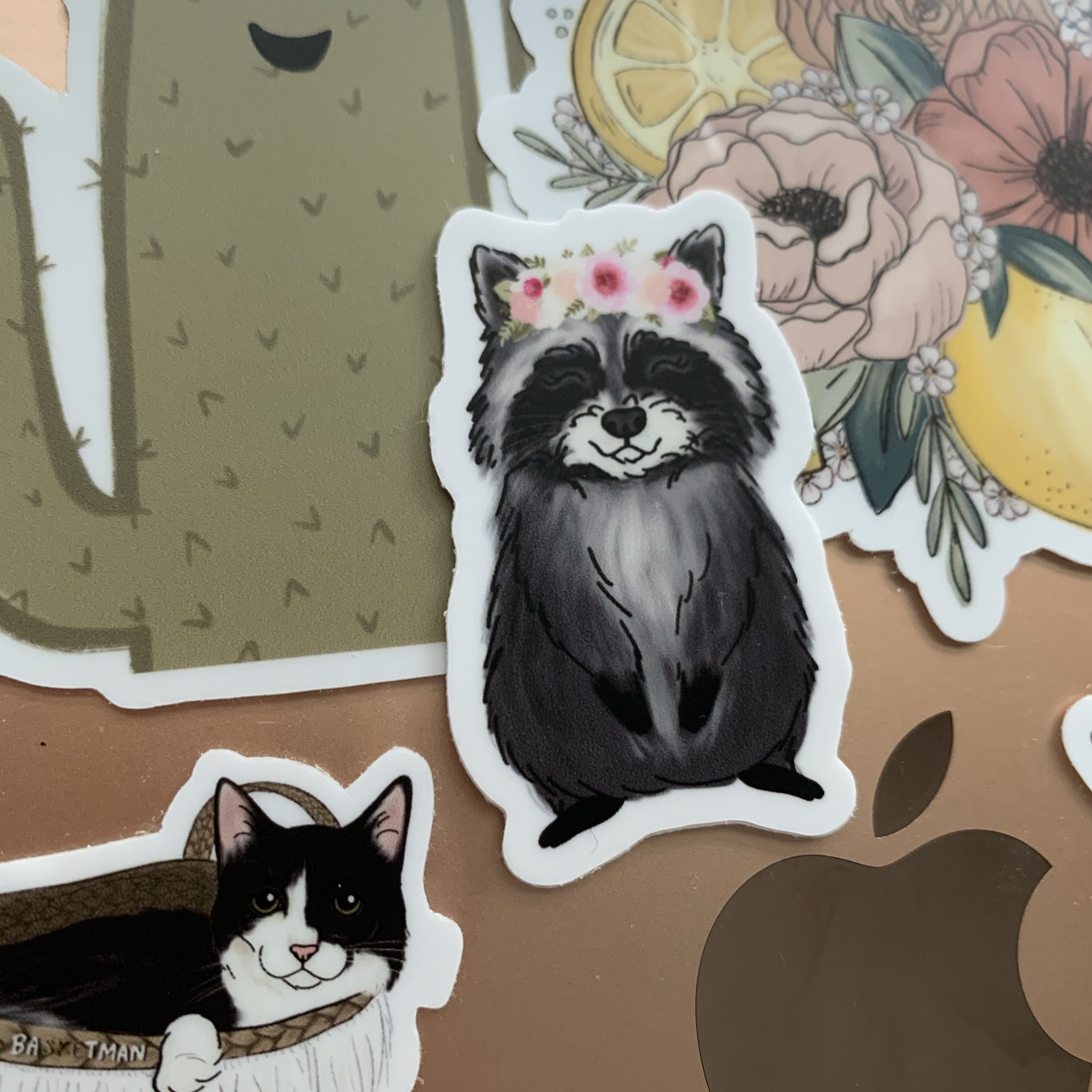 Cute Raccoon - Sticker