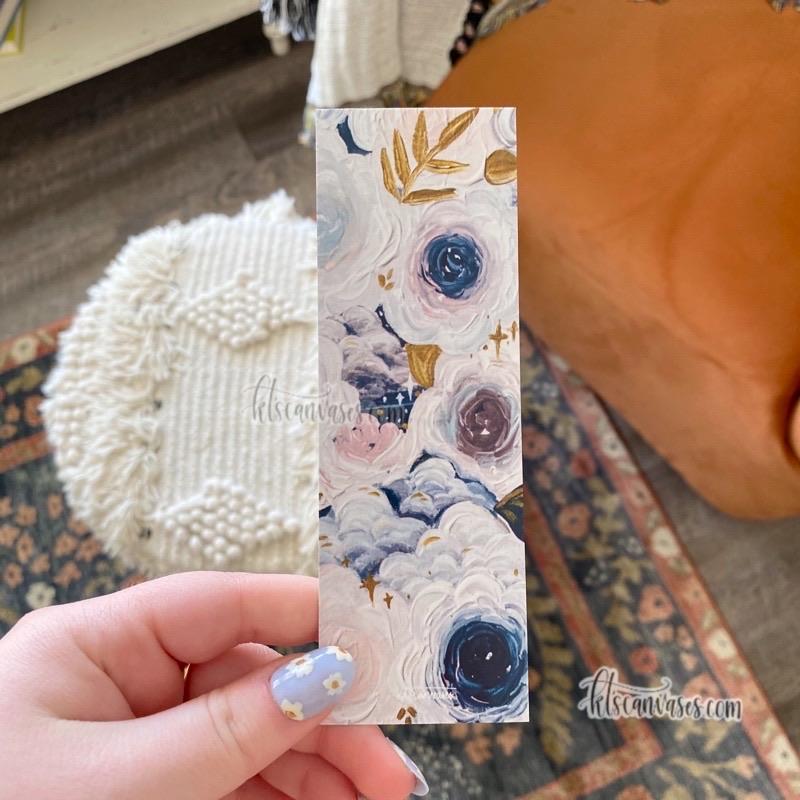 Dreamy Floral Double Sided Bookmark