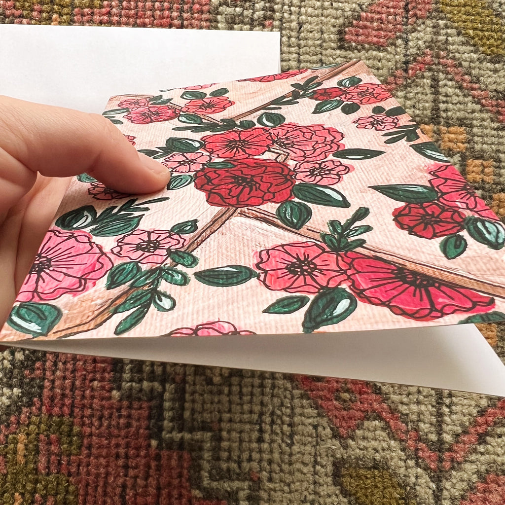 Floral Love Letter #3 Card