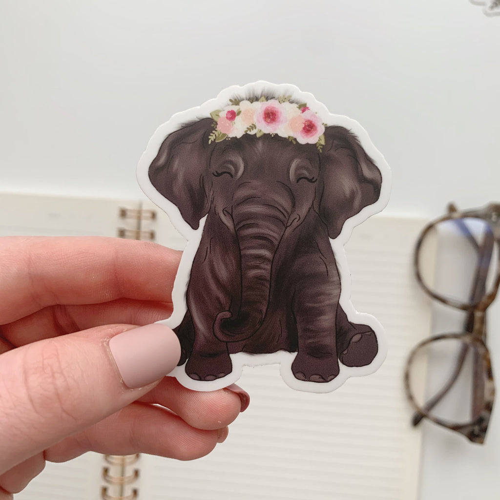 Baby Elephant Sticker