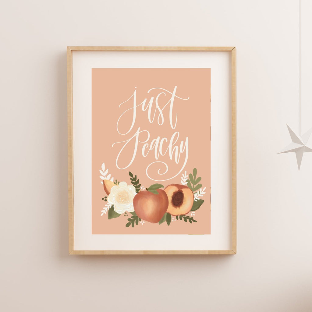 Print - Just Peachy Art Print