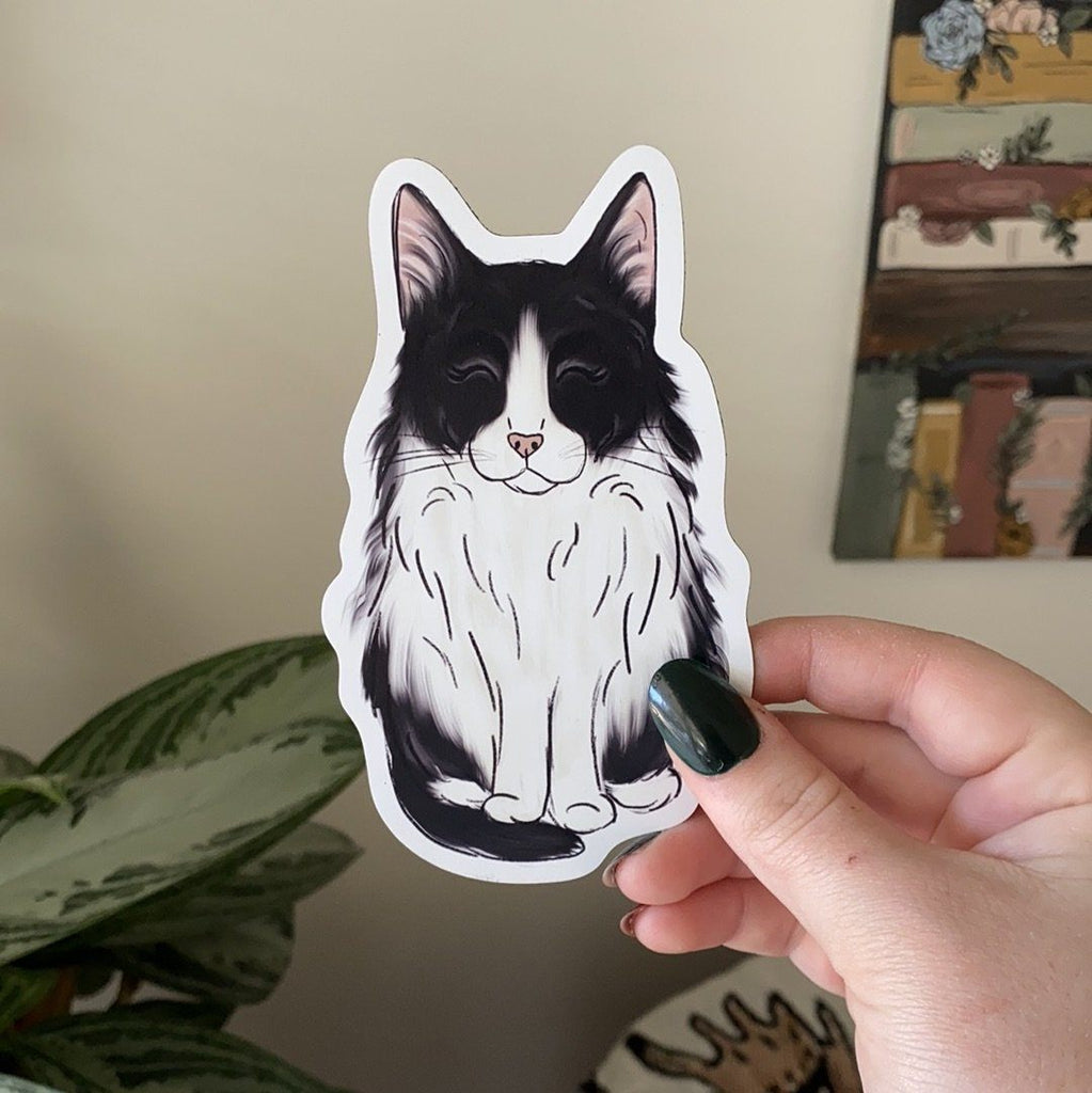 Sticker - Black Cat #8 Magnet