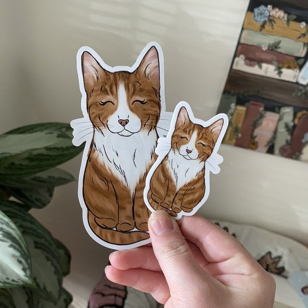 Sticker - Orange Cat #4 Sticker